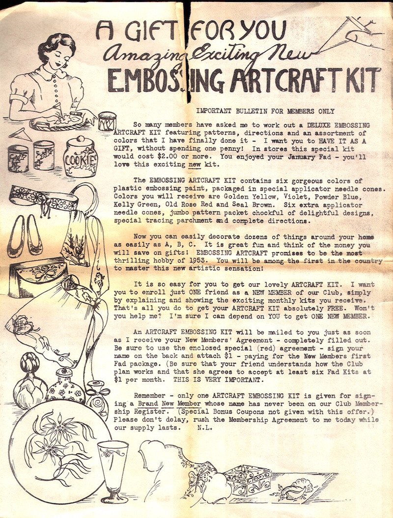 Harmony House gift ad