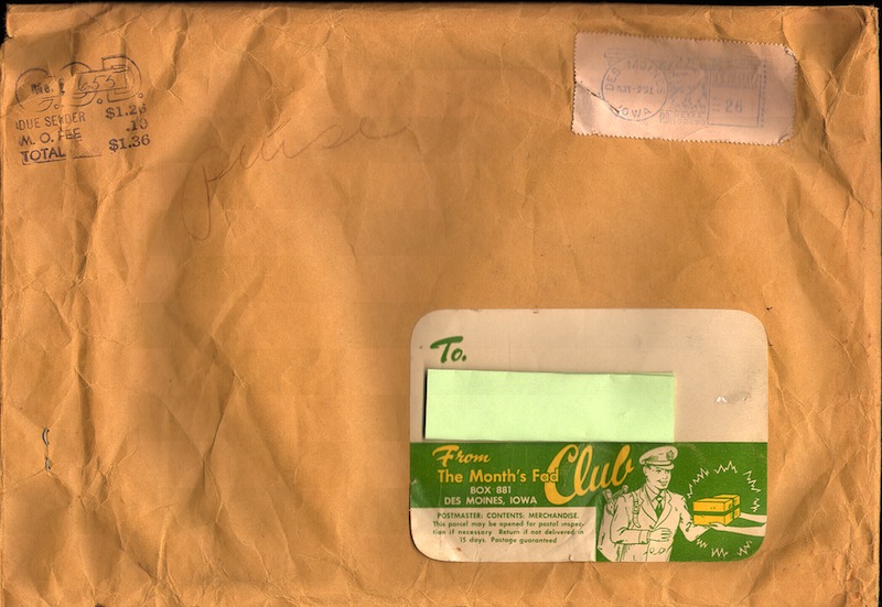 Straws N' Stripes envelope